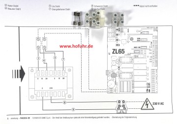 CAME Umbaukit von ZL180 auf ZL65, 88006-0102