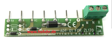 CAME Steuerung ZL170N, für FERNI, EMEGA und FROG (24 V DC)