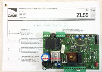 CAME Steuerungsplatine ZL55, für V600 und V700 CAME Steuerungsplatine ZL55, für V600 und V700
