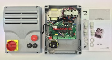 CAME Steuerung ZT6C, für 400 Volt Antriebe z.B. BY3500T und C-BX, inkl. Hauptschalter und Taster CAME Steuerung ZT6C, für 400 Volt Antriebe z.B. BY3500T und C-BX, inkl. Hauptschalter und Taster