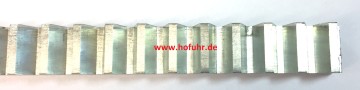 Zahnstange Metall, Modul 6, 1 Stück á 1 Meter