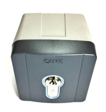 CAME Schlsseltaster AP mit Profilzylinder, (Schlsselschalter), blaue Beleuchtung, 806SL-0050