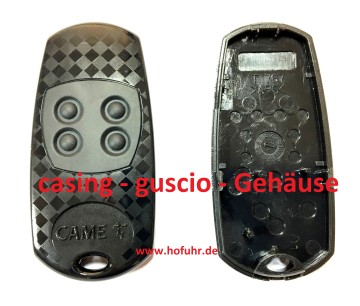 Gehäuse für CAME TOP-434EE TOP 434 EE Handsender, schwarz