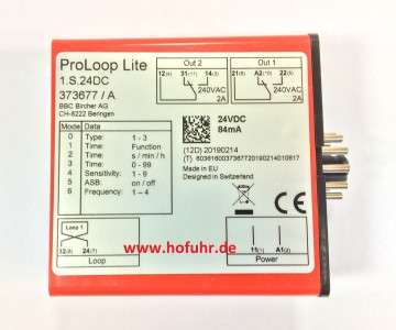 Bircher ProLoop Lite 1-Kanal Schleifendetektor, 11 PIN, 373677