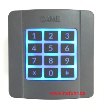 CAME Codeschloss / Codetastatur, blaue Beleuchtung, UP, 806SL-0290, SELT2BDG