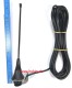 Antenne 433 MHz für Torantriebe, incl. Kabel, für Außen, Stabantenne, Edelstahlwinkel