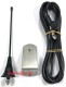 Antenne 433 MHz für Torantriebe, incl. Kabel, für Außen, Stabantenne, Edelstahlwinkel