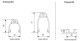 CAME EDG-H Durchgangs-Sicherheitsleiste mit Gummiprofil 44 mm x 49 mm